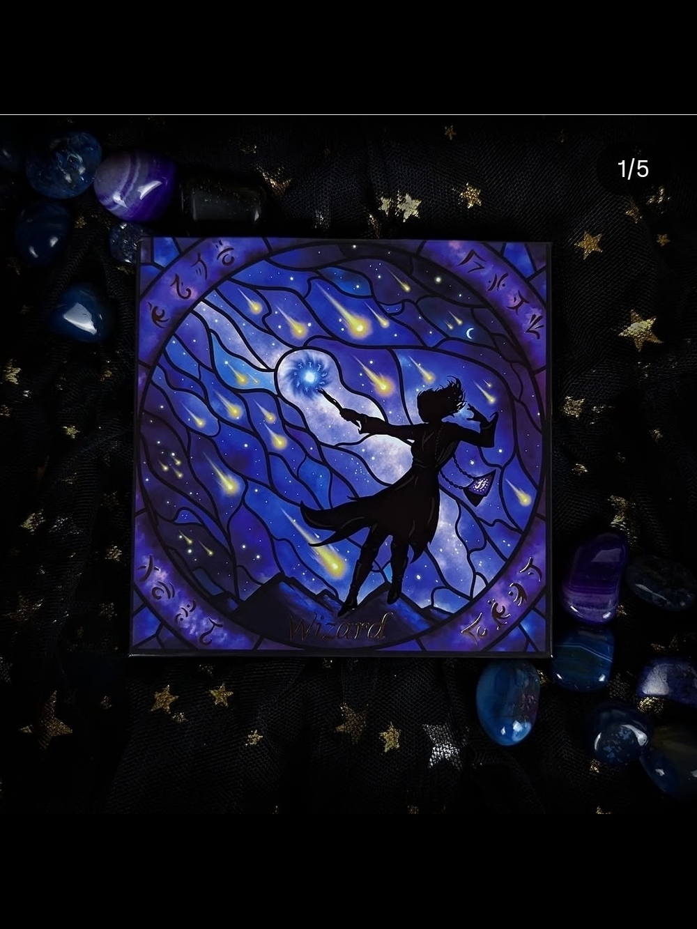 Wizard Eyeshadow Palette - Blue & Yellow